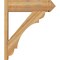 Ekena Millwork Olympic Rough Sawn Arts and Crafts Outlooker, Western Red Cedar, 8"W x 28"D x 32"H OUT08X28X32OLY03RWR - alternate 3
